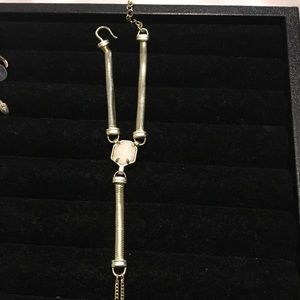 Kendra Scott Carlin Gold/Iridest  Drusy Handchain